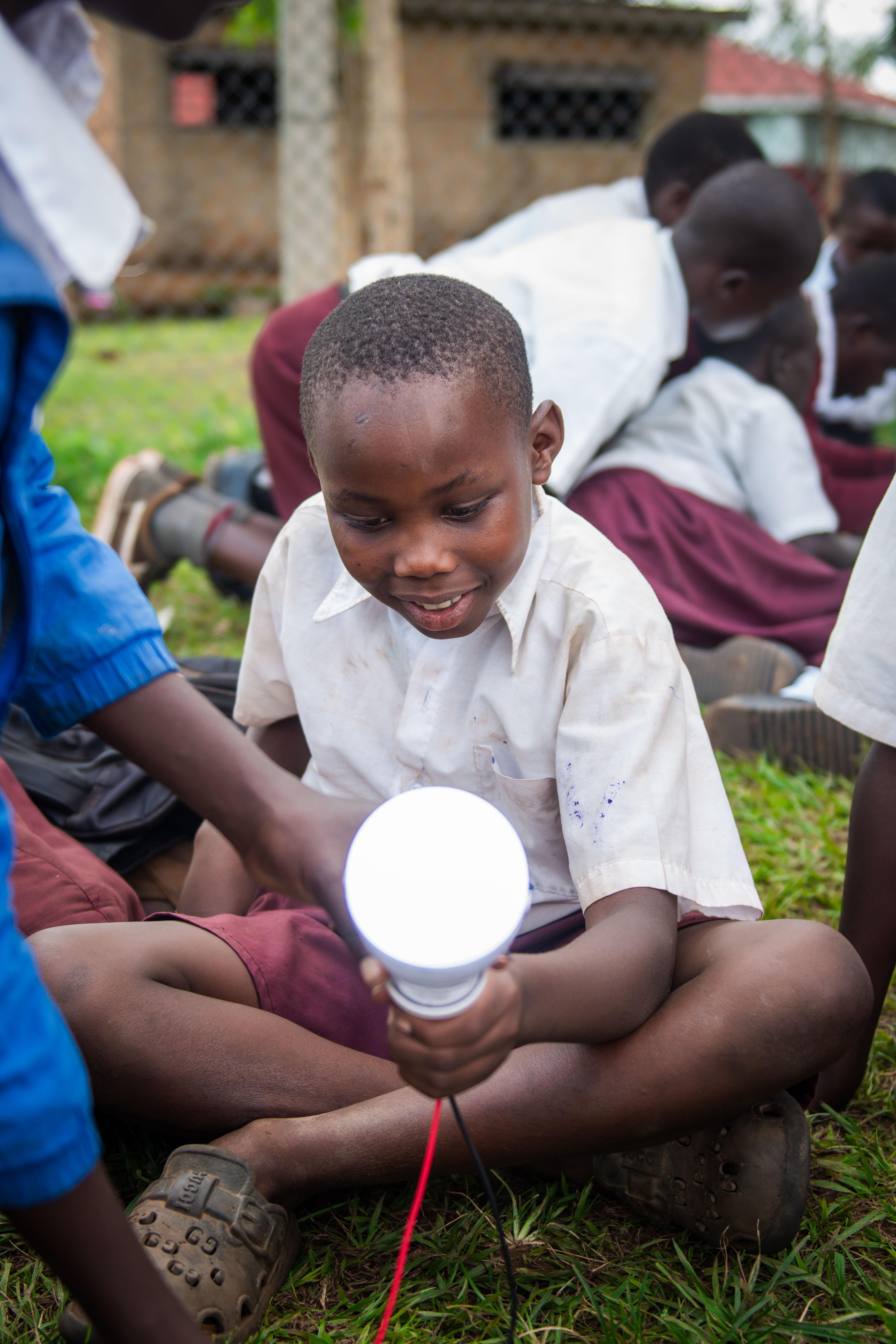 STEM practical in Gulu prison primary school